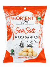 Orient Chef Sea Salt Macadamias – 50g | Lightly Salted Premium Snack