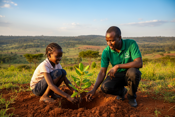 Gift a macadamia tree to a Kenyan farmer — Orient Enterprises tree planting programme in Kenya's highlands
